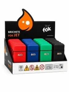 Brichetele Fok Jet Classic Antivânt - Display 20 bucăți