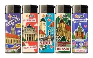 Brichete Fok Midi Romania City Vibes - Display 50 bucăți