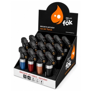 Brichetele Fok Jet Torch Antivânt - Display 12 bucăți - Img 2