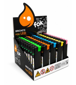 Brichetele Fok LED - Display 50 bucăți