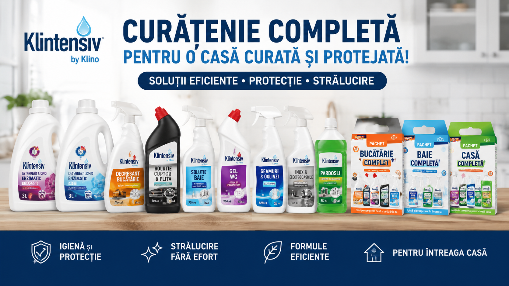 Produse de curățenie pentru bucătărie, baie și casă – Ghid complet