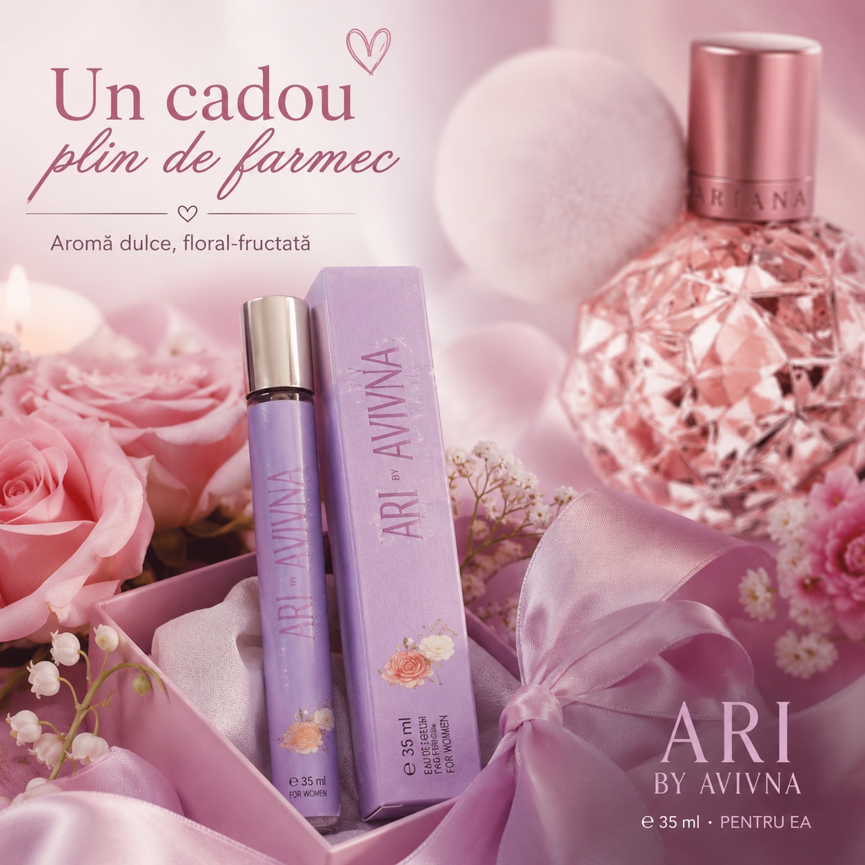 Ari by Avivna 35 ml un cadou plin de farmec parfum dulce floral fructat
