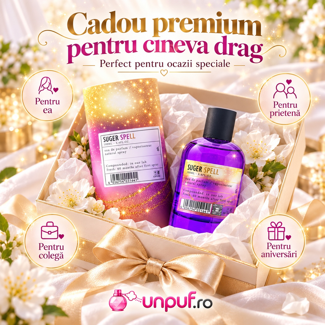 Aro-Fac Suger Spell parfum arăbesc unisex citric aromatic potrivit pentru cadou aniversare primăvară și vară