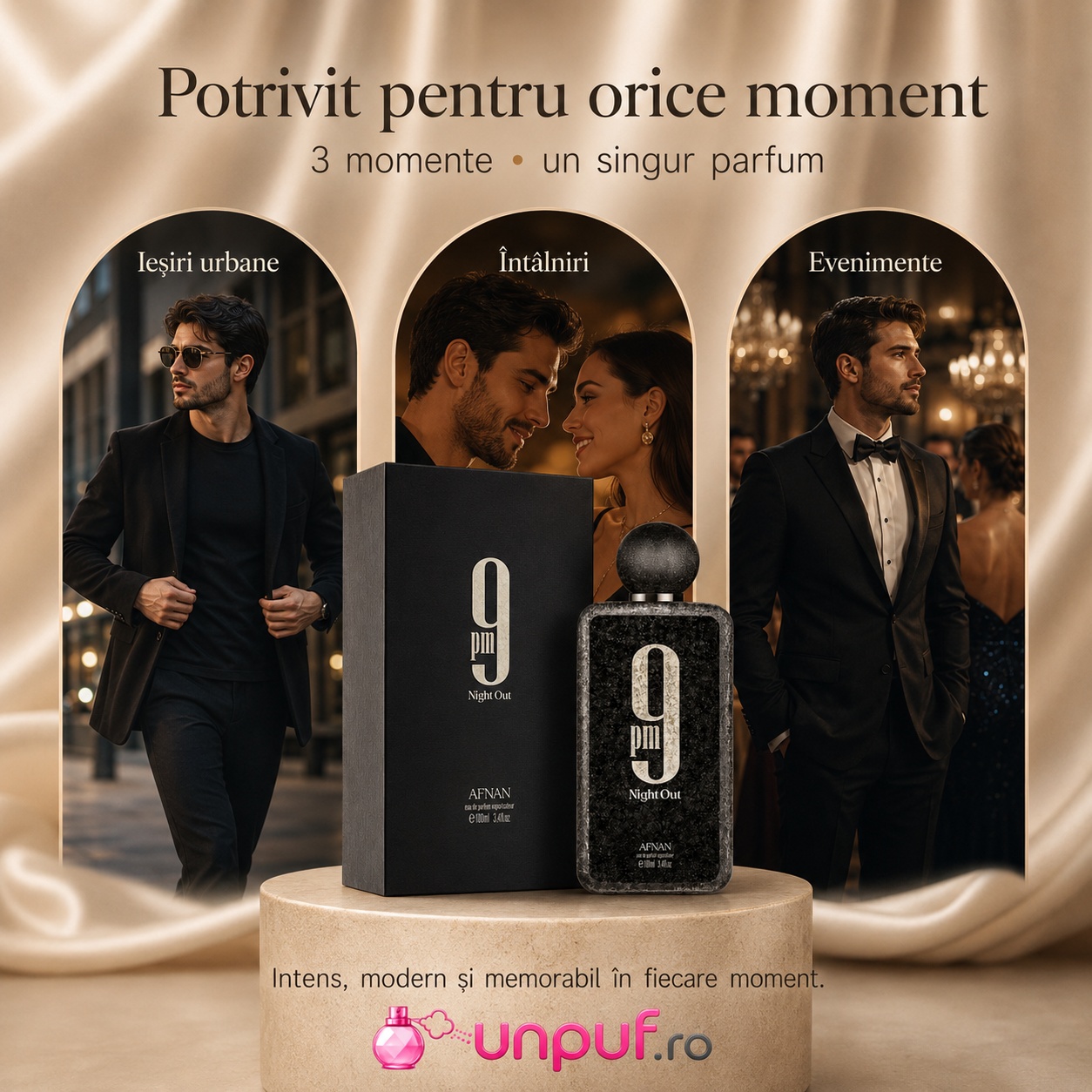 Afnan 9 PM Night Out potrivit pentru orice moment