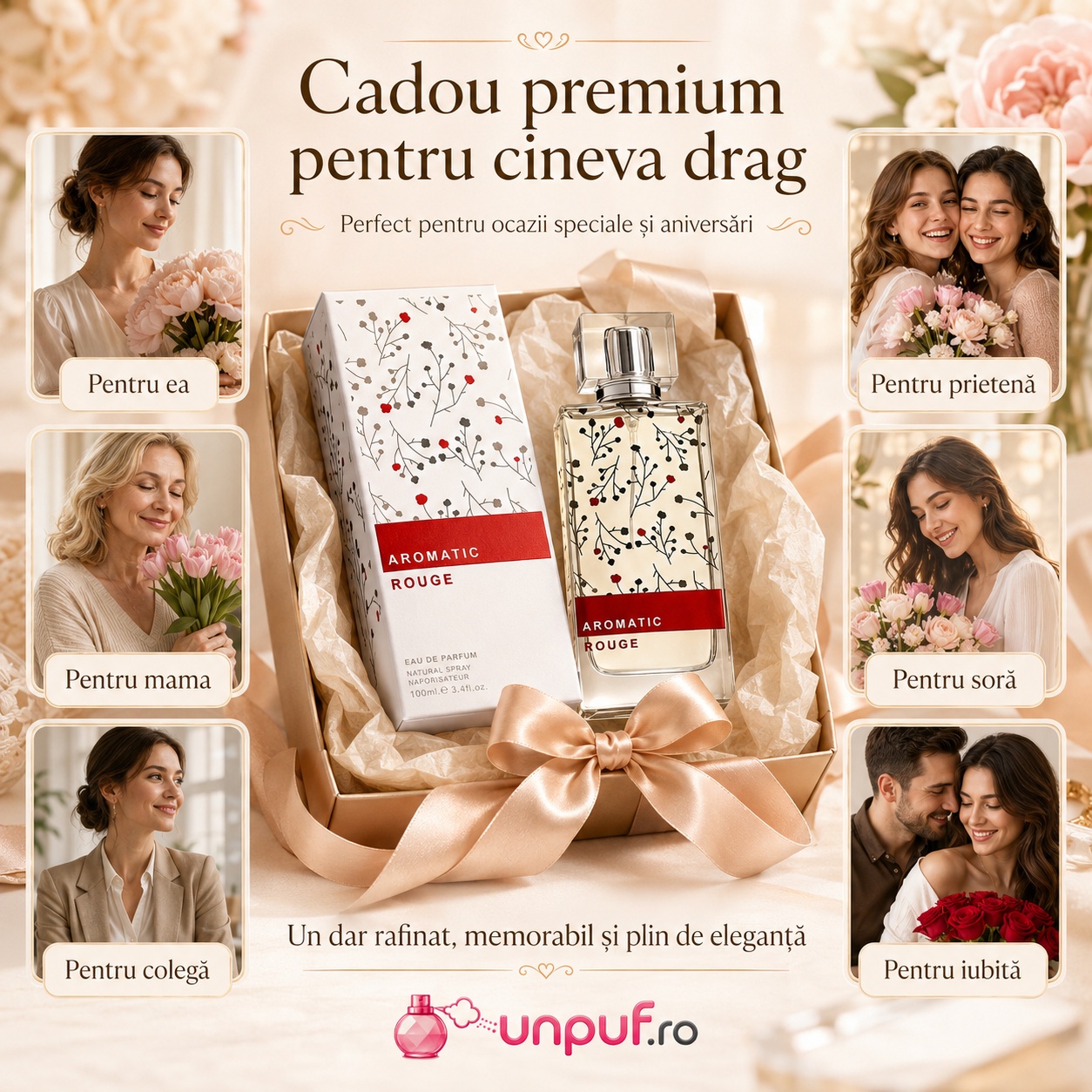 Alhambra Aromatic Rouge cadou premium pentru iubită soție mamă soră prietenă sau colegă