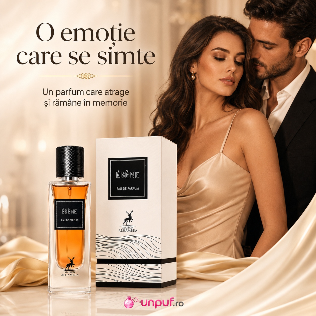 Alhambra Ébène parfum elegant pentru bărbați și momente memorabile