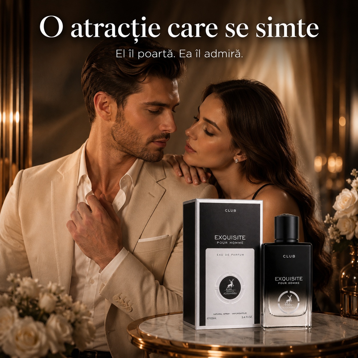Alhambra Exquisite Club parfum elegant pentru bărbați atrăgător și memorabil