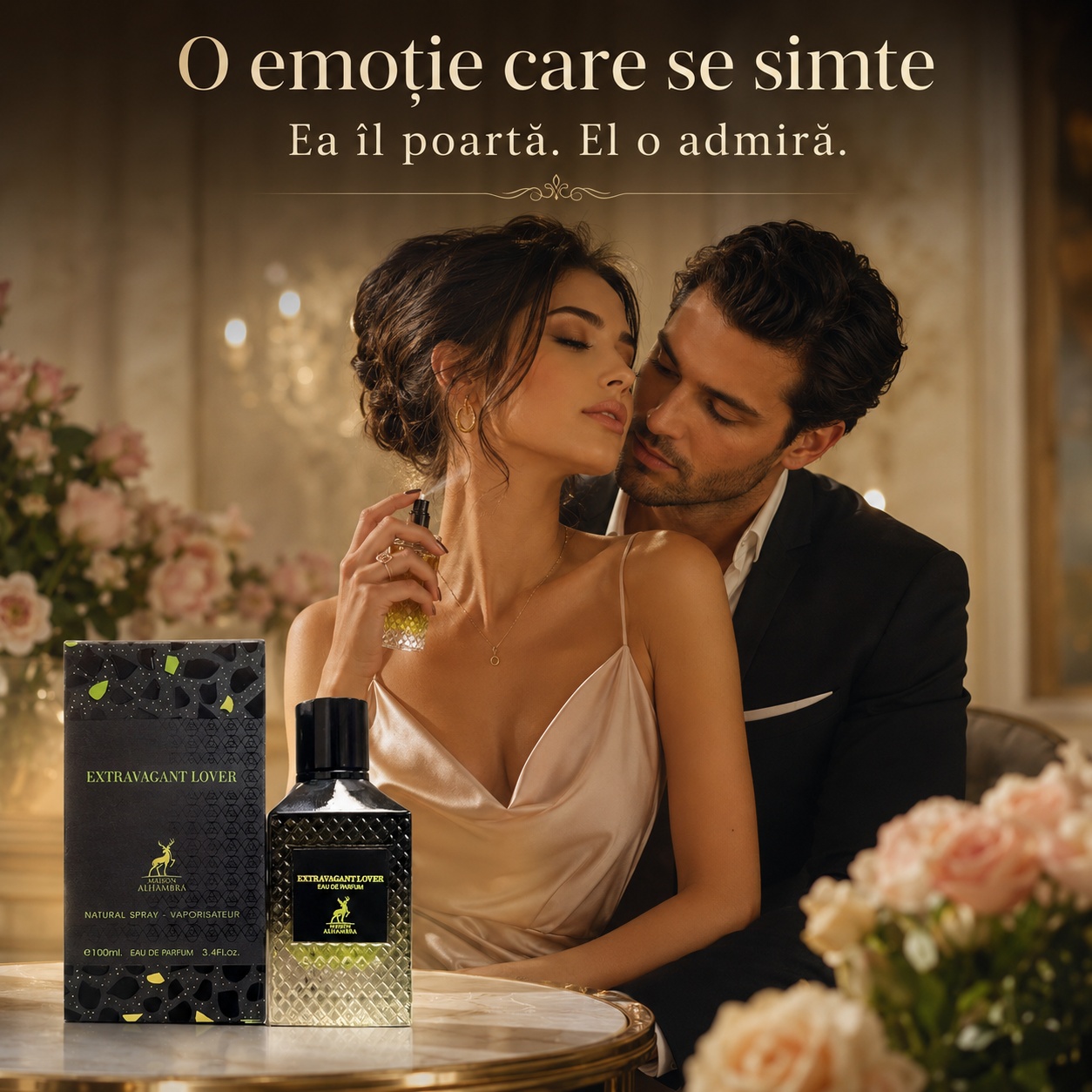 Alhambra Extravagant Lover parfum unisex elegant pentru momente speciale