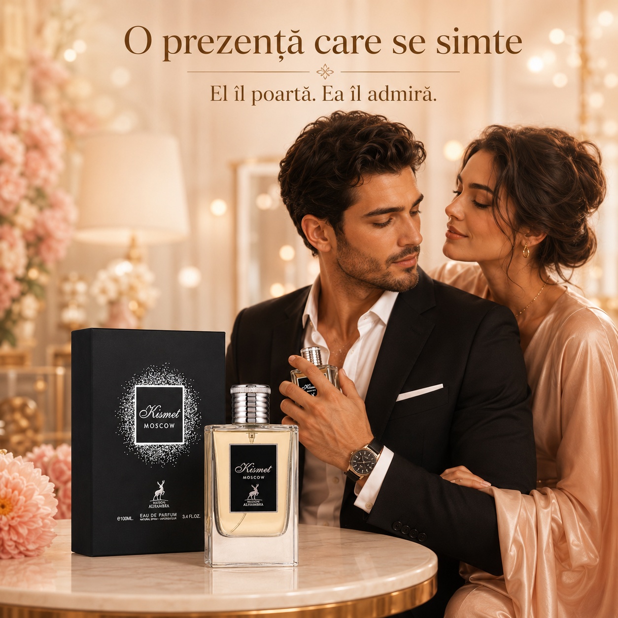 Alhambra Kismet Moscow o prezență care se simte, parfum elegant pentru el și ea