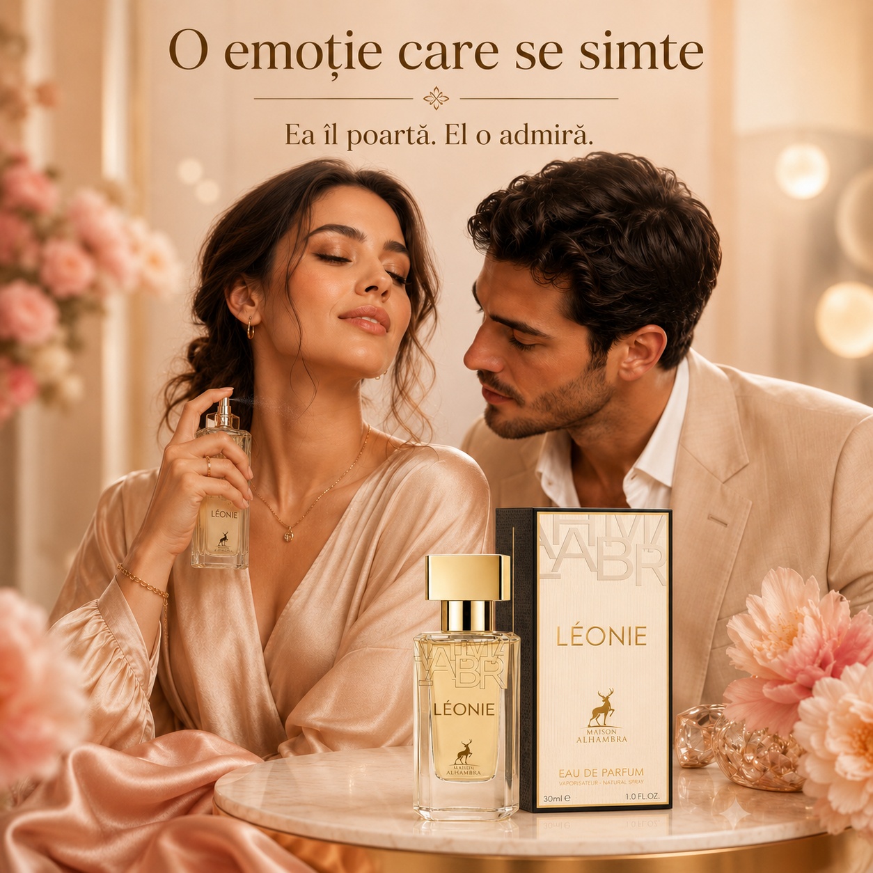 Alhambra Leonie parfum feminin elegant pentru momente romantice și speciale