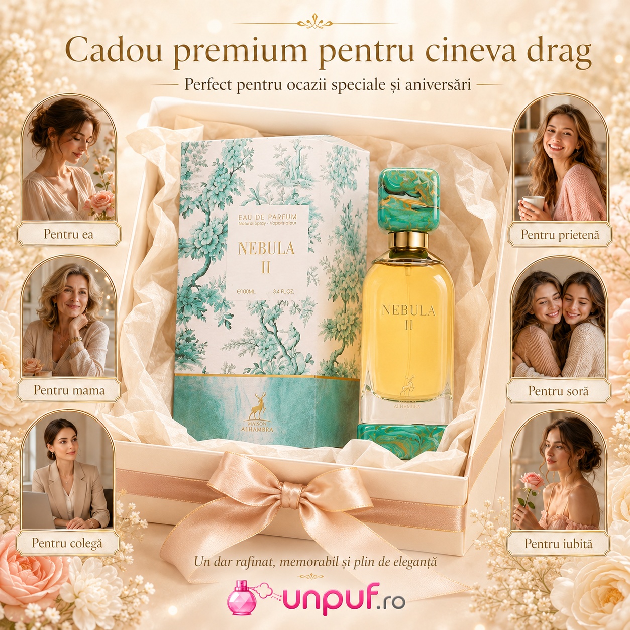 Alhambra Nebula II cadou premium pentru iubită soție mamă soră prietenă colegă sau persoane dragi