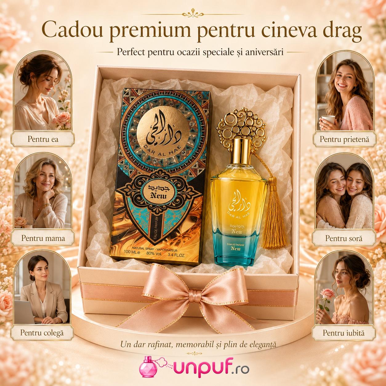 Dar Al Hae New Ard Al Zaafaran cadou premium pentru ea, mamă, prietenă, soră, colegă sau iubită