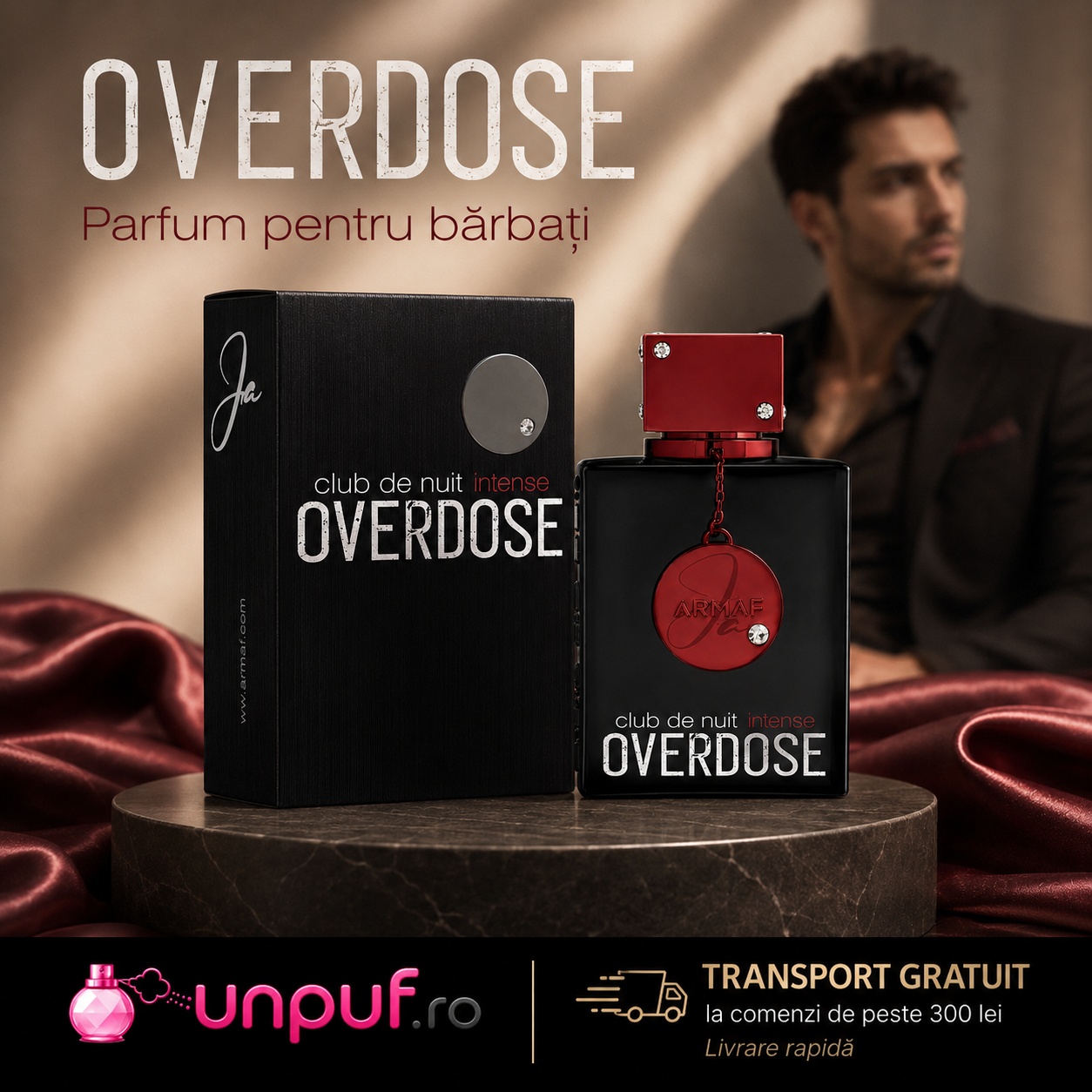 Parfum Armaf Club de Nuit Overdose 100 ml cu transport gratuit la comenzi eligibile UnPuf.ro