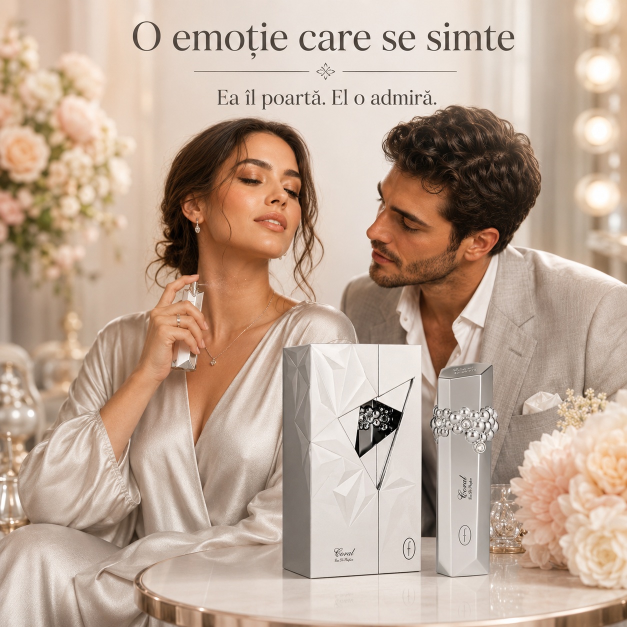 Flavia Coral o emoție care se simte, parfum elegant, proaspăt și rafinat
