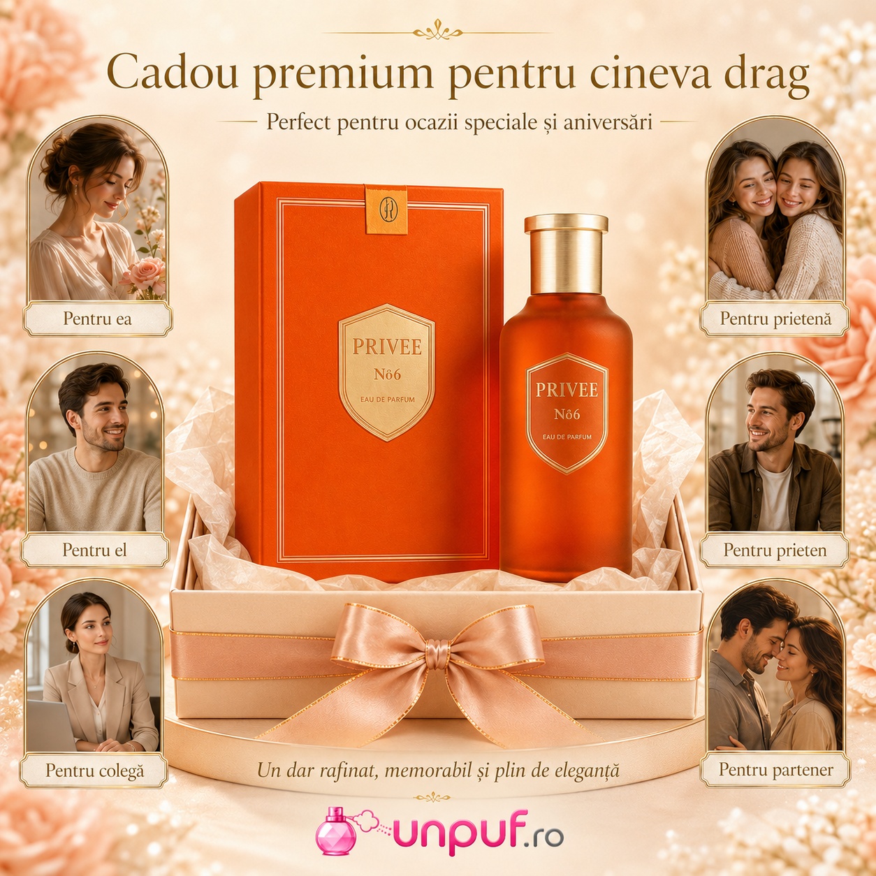 Flavia Privee No6 cadou premium pentru cineva drag, parfum elegant și memorabil