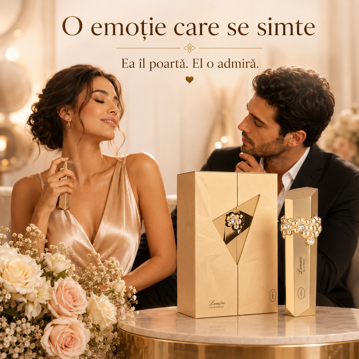 Flavia Lumine o emoție care se simte, parfum elegant, cald și memorabil