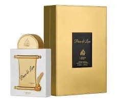 Cutie originală Lattafa Pride Peace & Love 100 ml și flacon parfum arabesc damă
