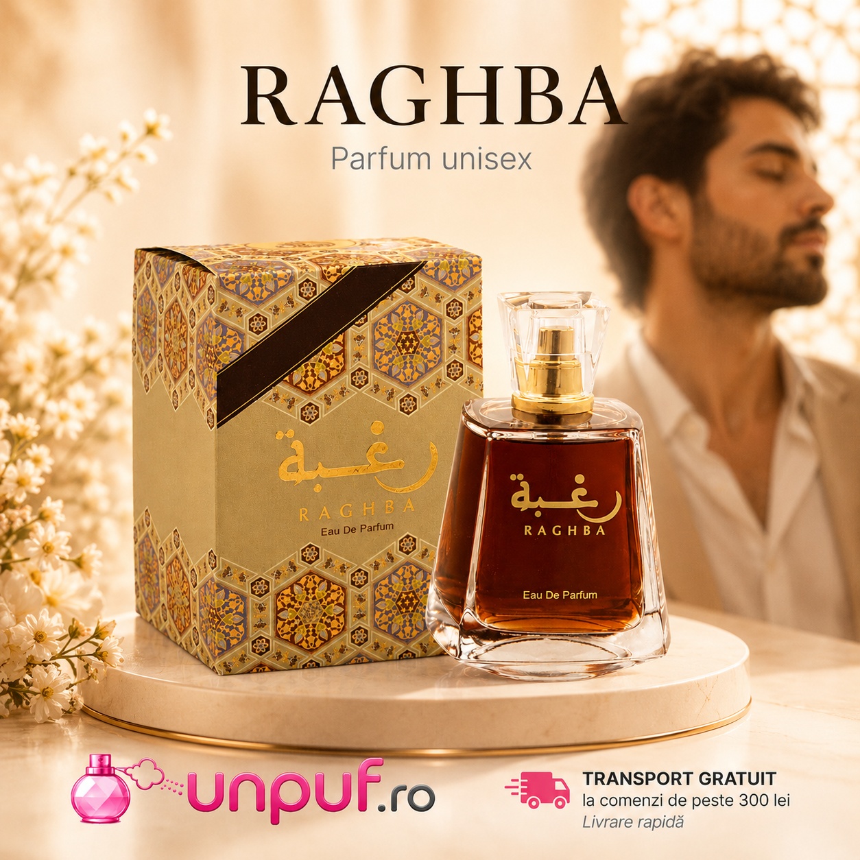 Lattafa Raghba parfum arabesc cu prezentare premium și caracter oriental unisex
