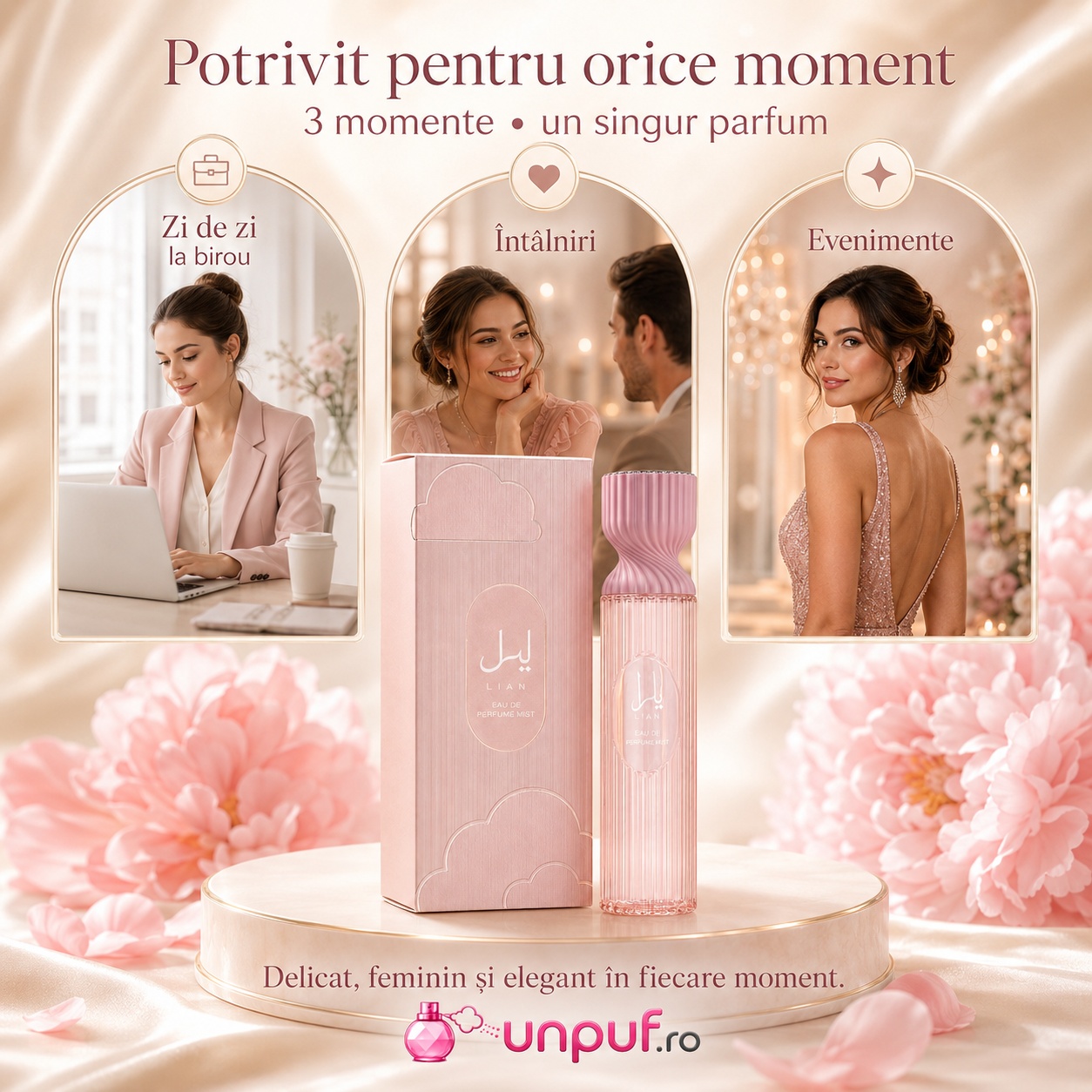 Lattafa Yara Mist potrivit pentru zi de zi, birou, întâlniri și evenimente