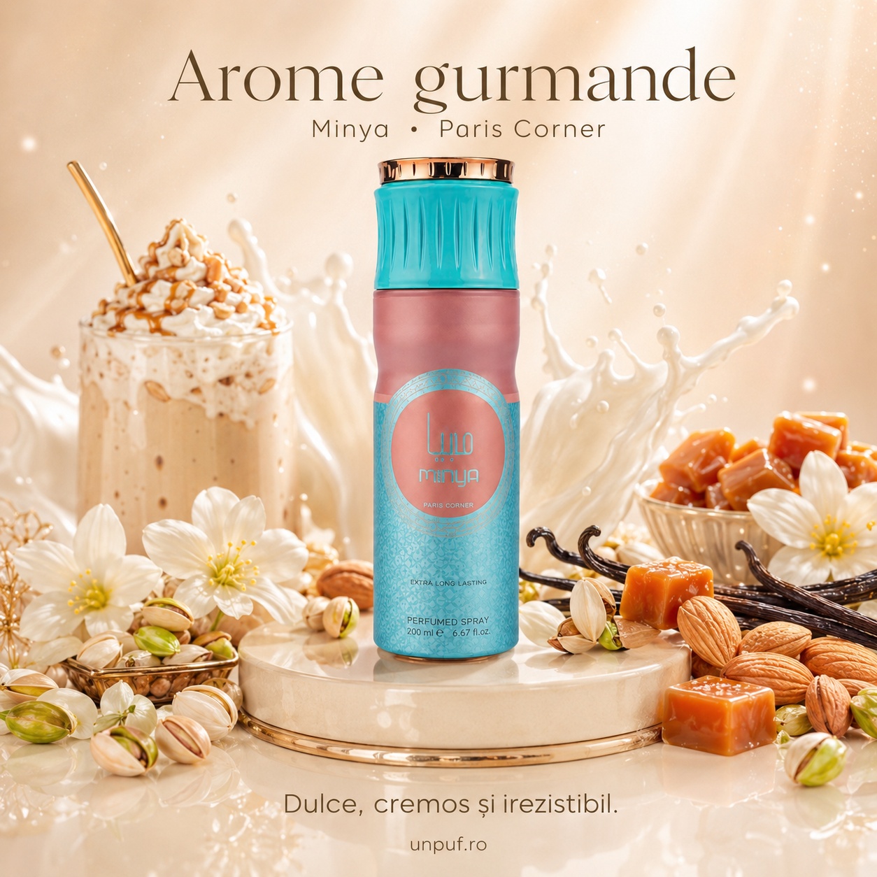 Minya Paris Corner arome gurmande, parfum dulce, cremos și irezistibil