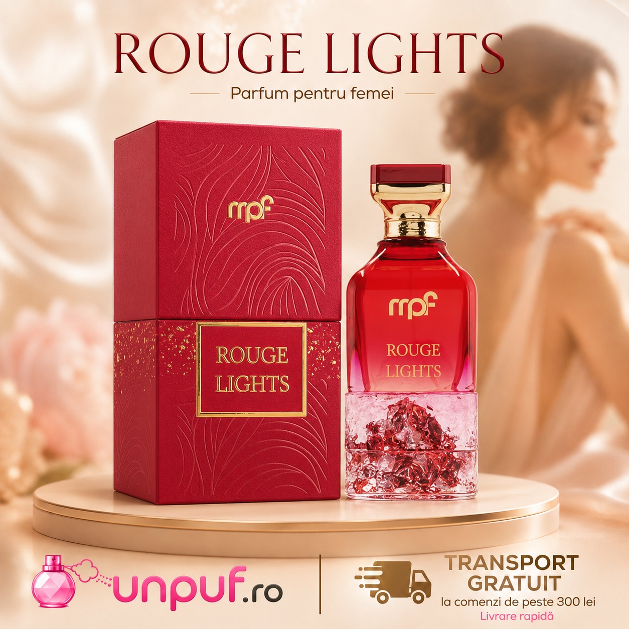 My Perfumes Rouge Lights parfum pentru femei cu transport gratuit la comenzi eligibile UnPuf.ro