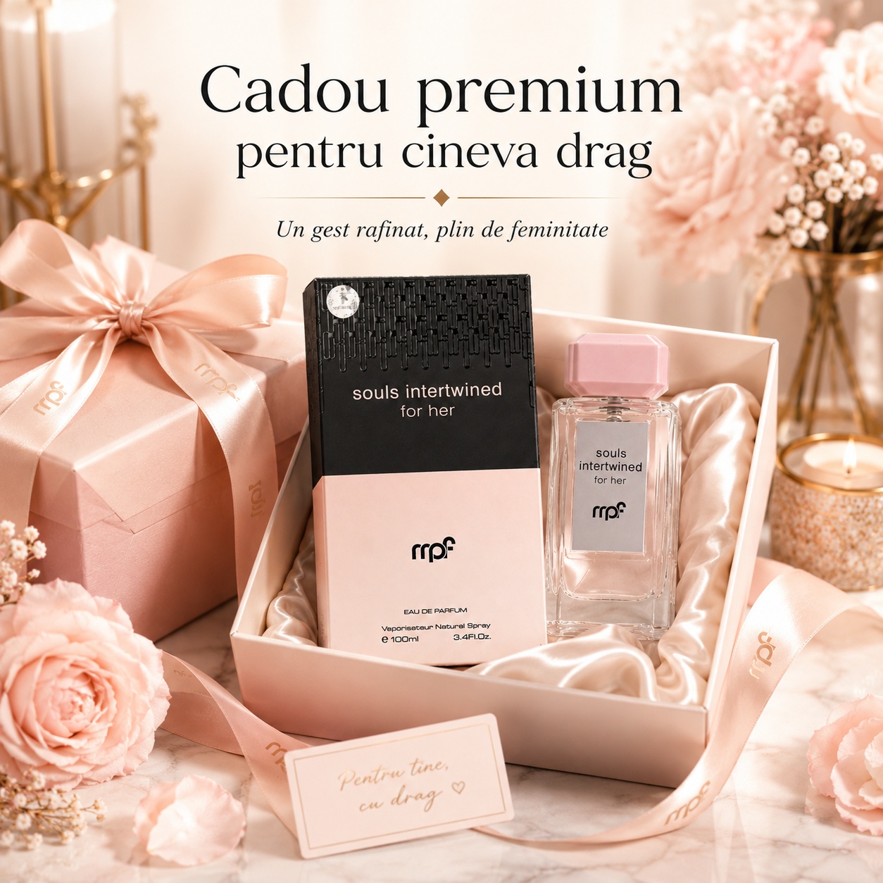 My Perfumes Souls Interwinded For Her cadou premium pentru cineva drag, parfum feminin plin de rafinament