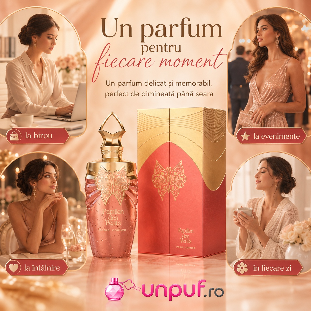 Papillon Des Vents Paris Corner parfum pentru birou &icirc;nt&acirc;lniri evenimente și fiecare zi