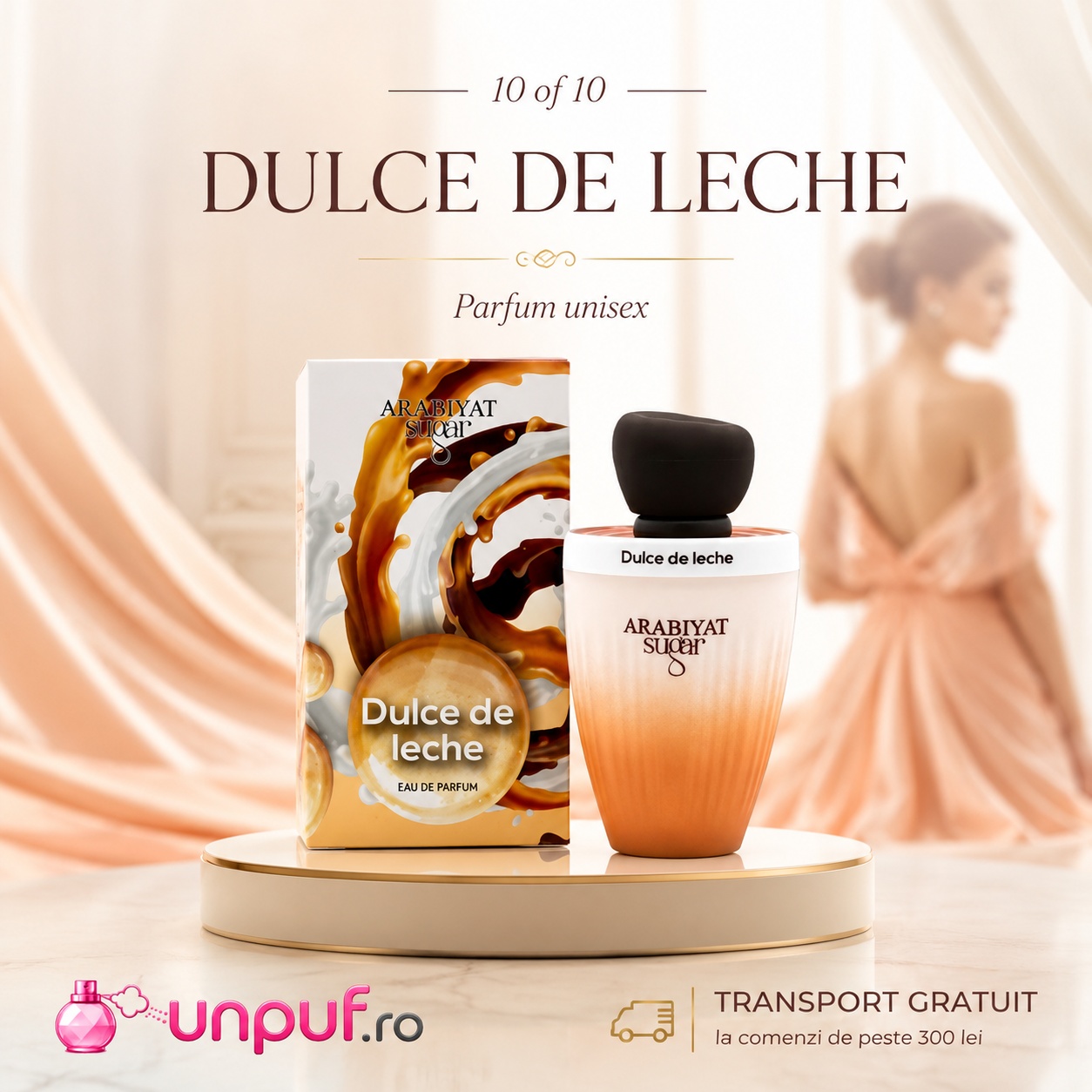 Arabiyat Sugar Dulce De Leche parfum unisex 10 din 10 în colecție, aromă gurmandă și persistentă