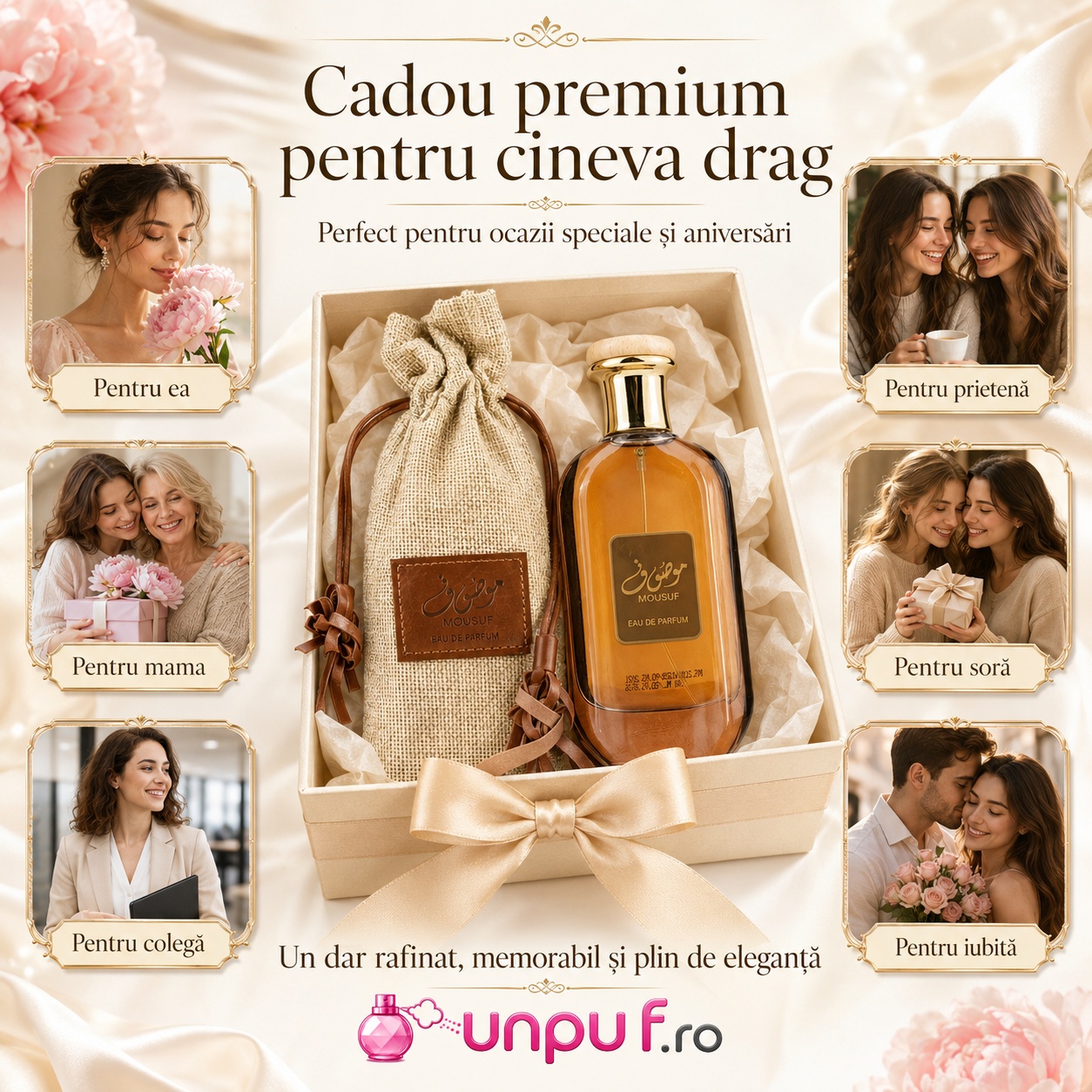 Cadou premium Ard Al Zaafaran Mousuf pentru ea, mamă, prietenă, soră, colegă sau iubită