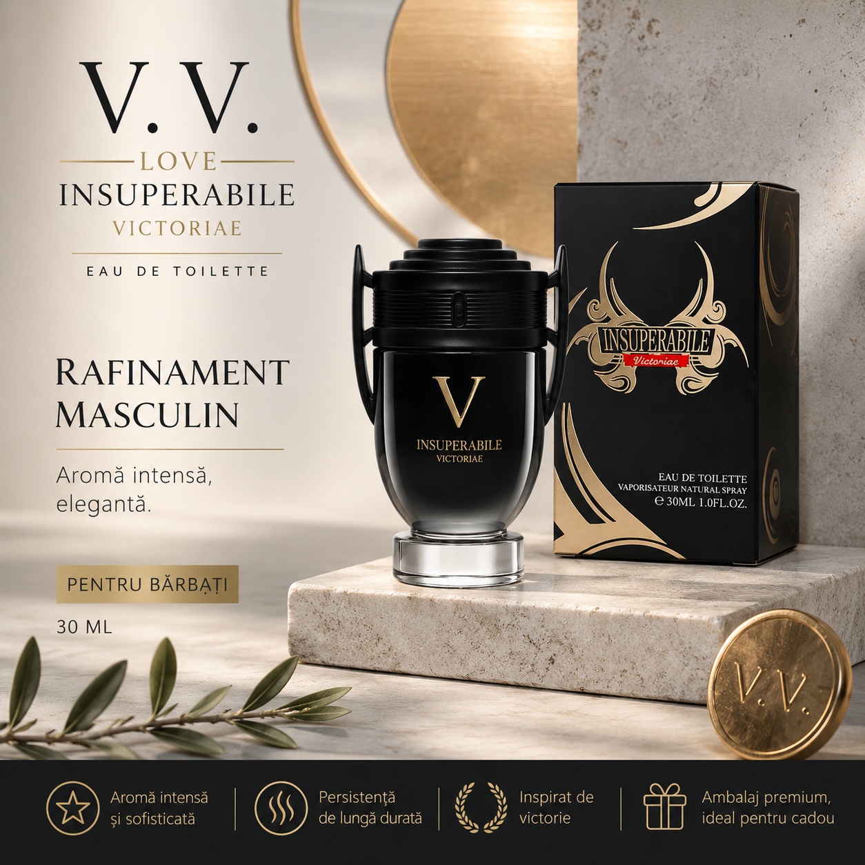 V.V. Love Insuperabile Victoriae parfum bărbat rafinat 30 ml