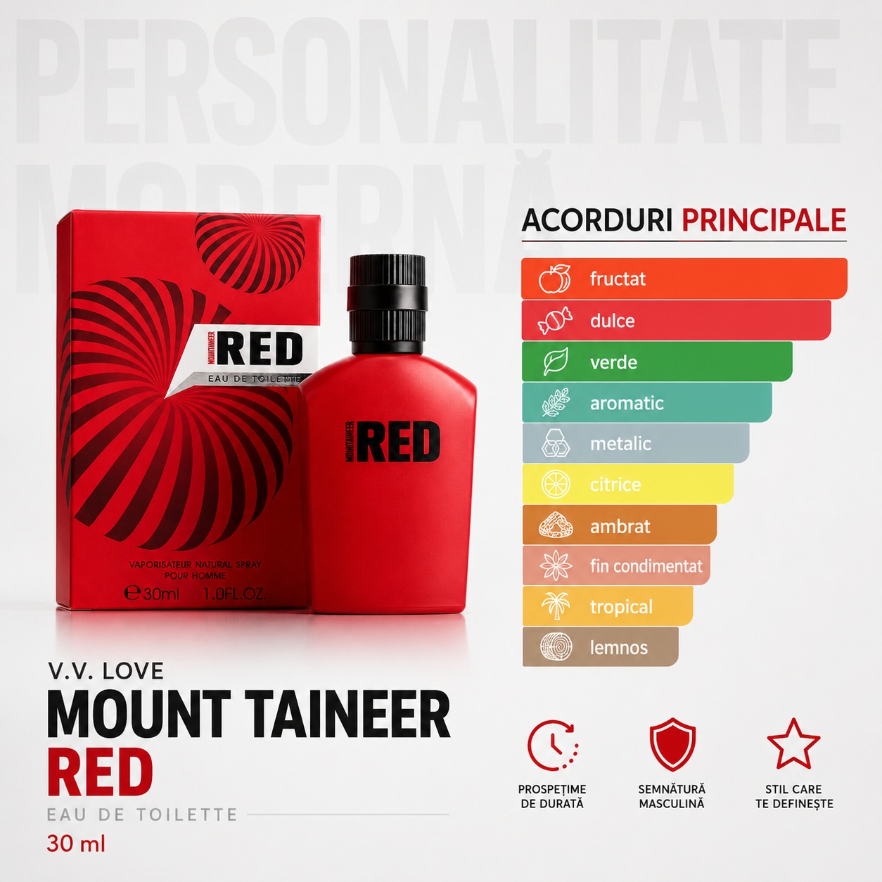Acorduri principale V.V. Love Mount Taineer Red