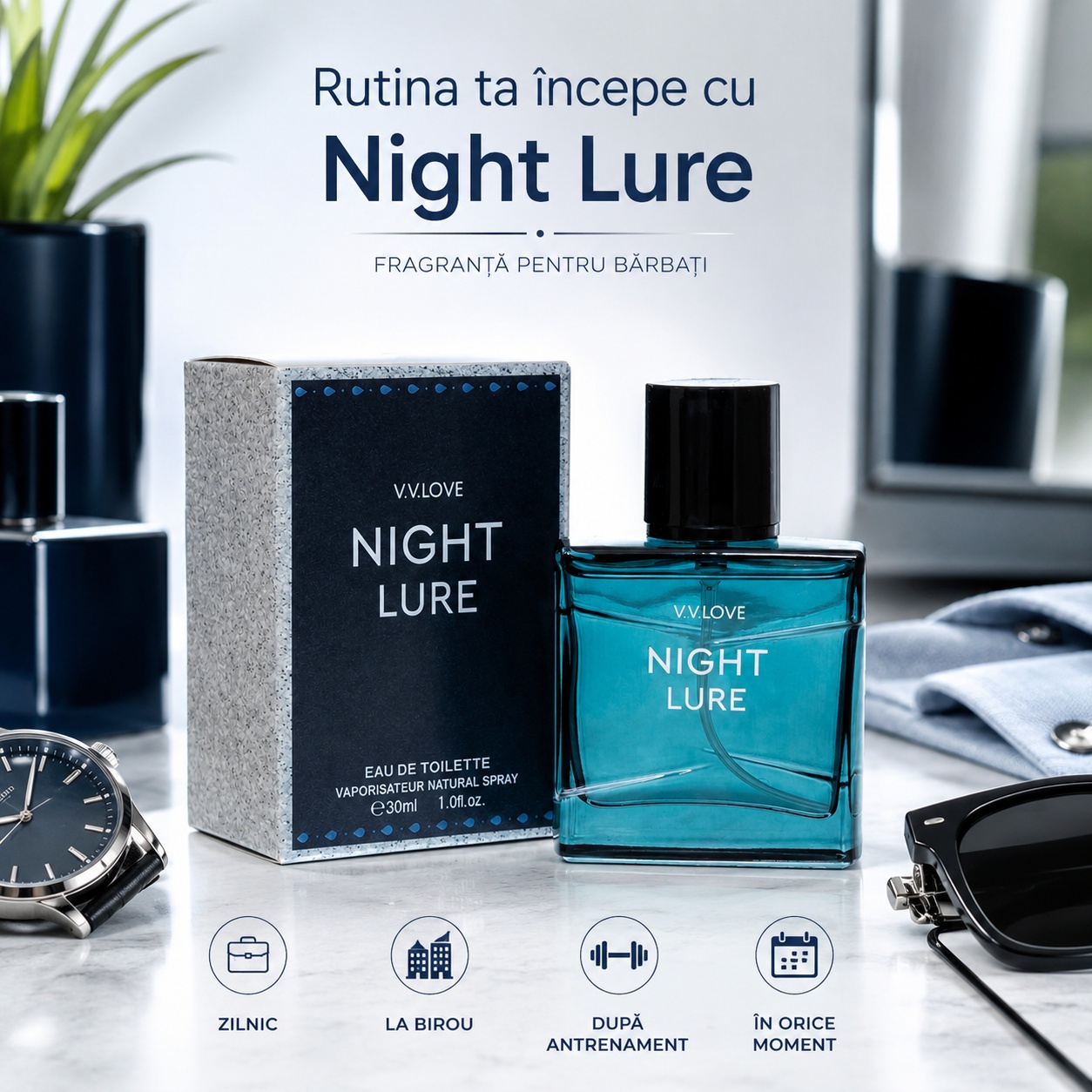 V.V. Love Night Lure parfum bărbat 30 ml pentru rutina zilnică