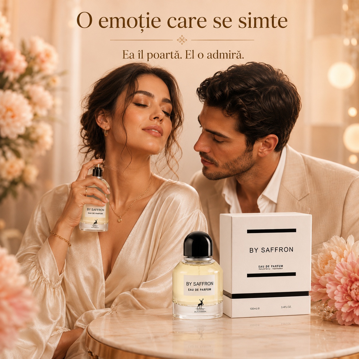 By Saffron Maison Alhambra o emoție care se simte, parfum unisex elegant și seducător