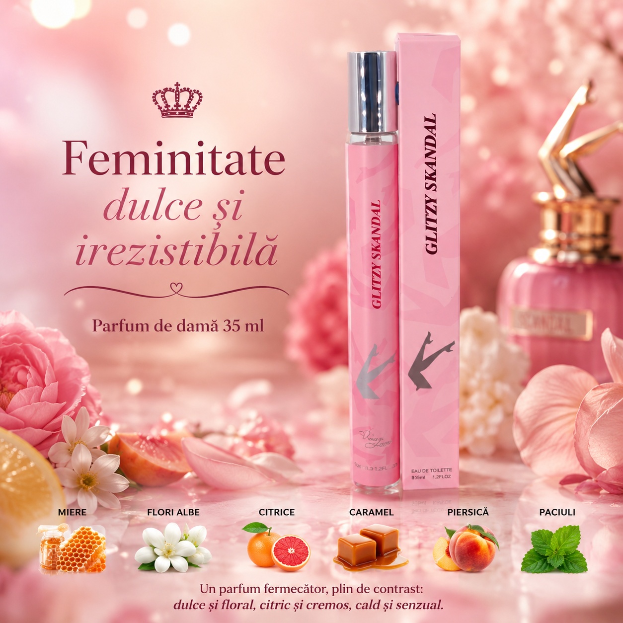 Glitzy Skandal V.V. Love feminitate dulce și irezistibilă parfum damă 35 ml