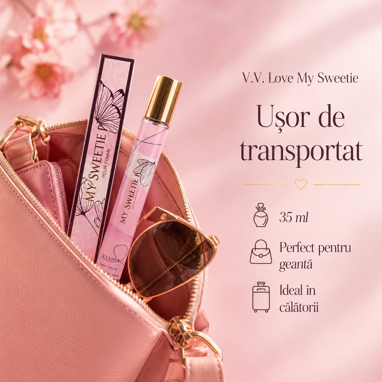 Parfum My Sweetie 35 ml ușor de transportat perfect pentru geantă și călătorii