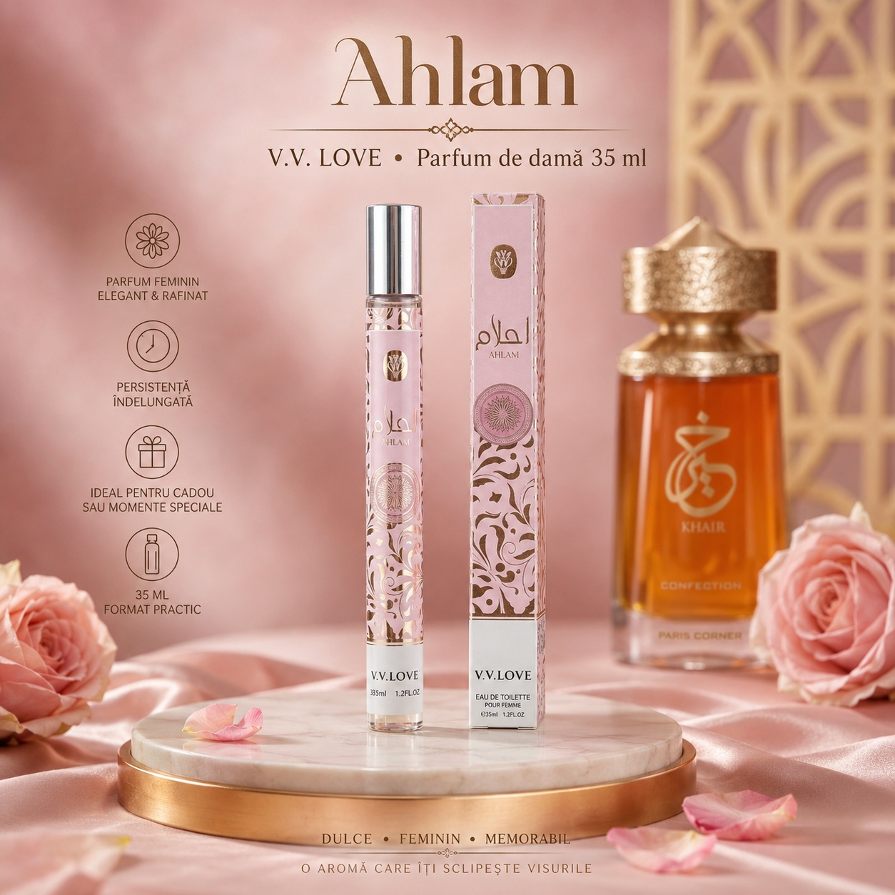 Parfum Damă Ahlam 35 ml V.V. Love inspirat de Khair Confection Paris Corner