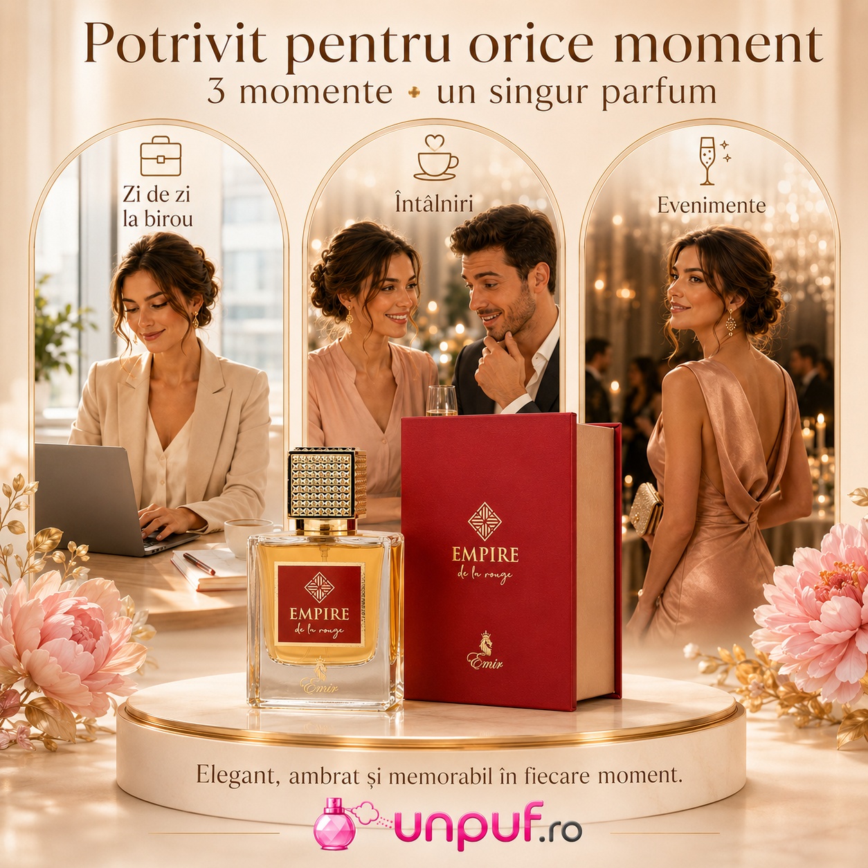 Empire De La Rouge Emir parfum potrivit pentru zilnic, birou, &icirc;nt&acirc;lniri și seară