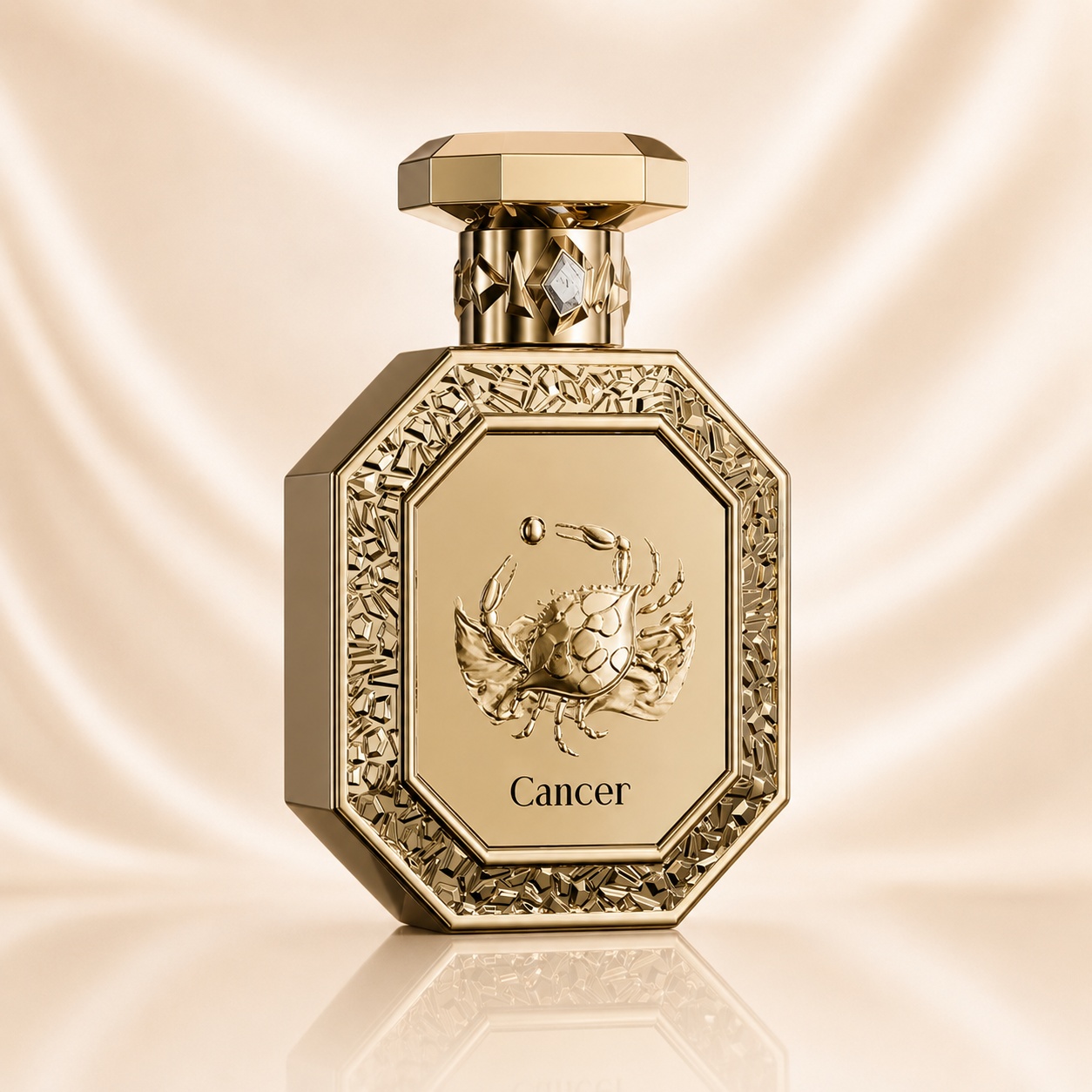 Sticlă parfum Genesis Cancer French Avenue 90 ml pe fundal luminos premium