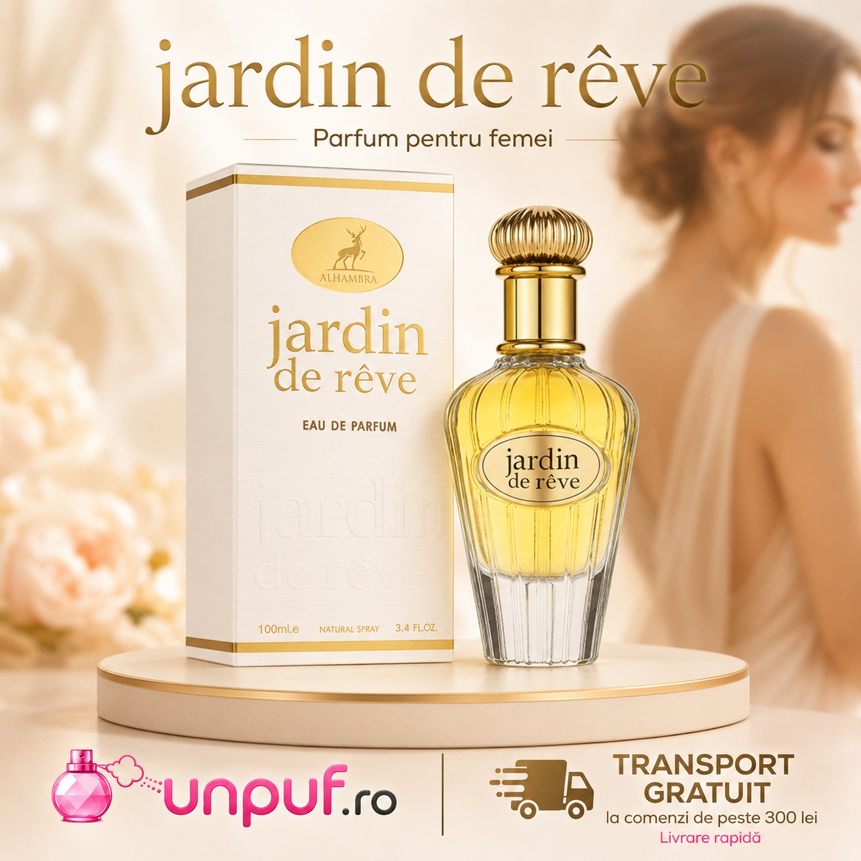 Jardin de R&ecirc;ve Maison Alhambra parfum de damă cu transport gratuit peste 300 lei și livrare rapidă
