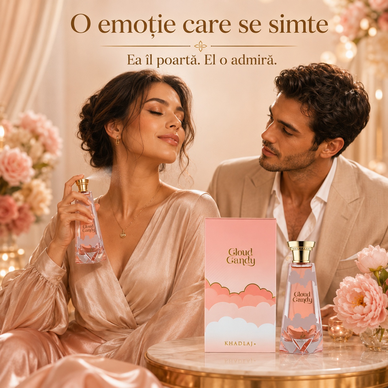 Khadlaj Cloud Candy o emoție care se simte, parfum feminin dulce și admirat