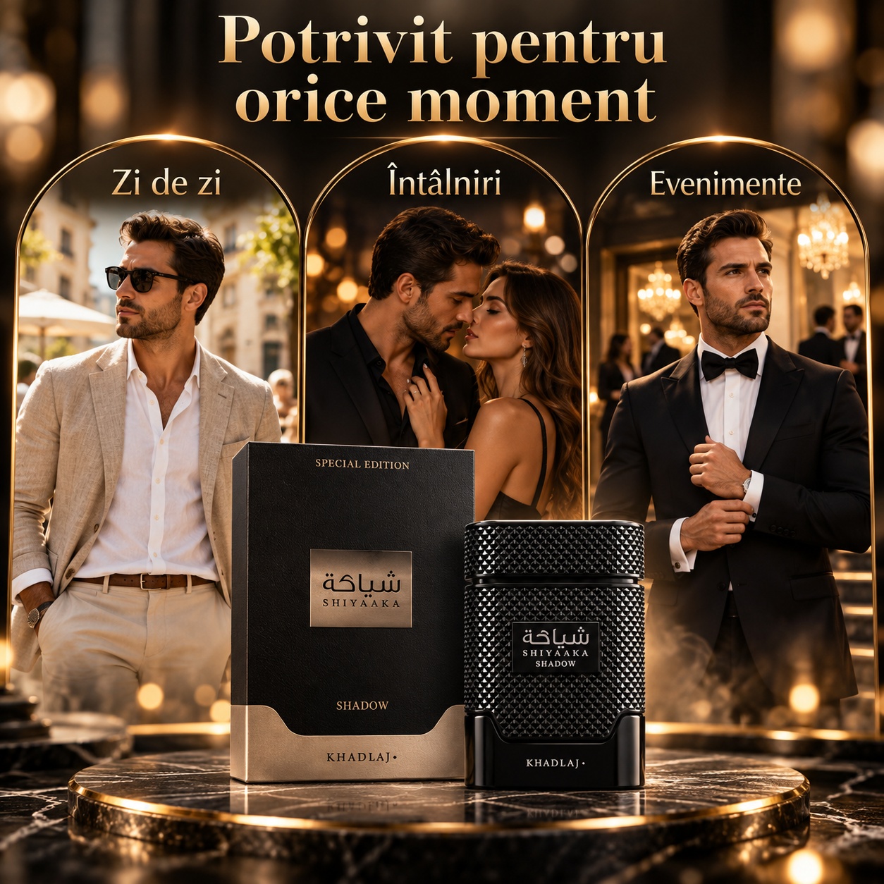 Khadlaj Shiyaaka Shadow potrivit pentru zi de zi întâlniri și evenimente elegante