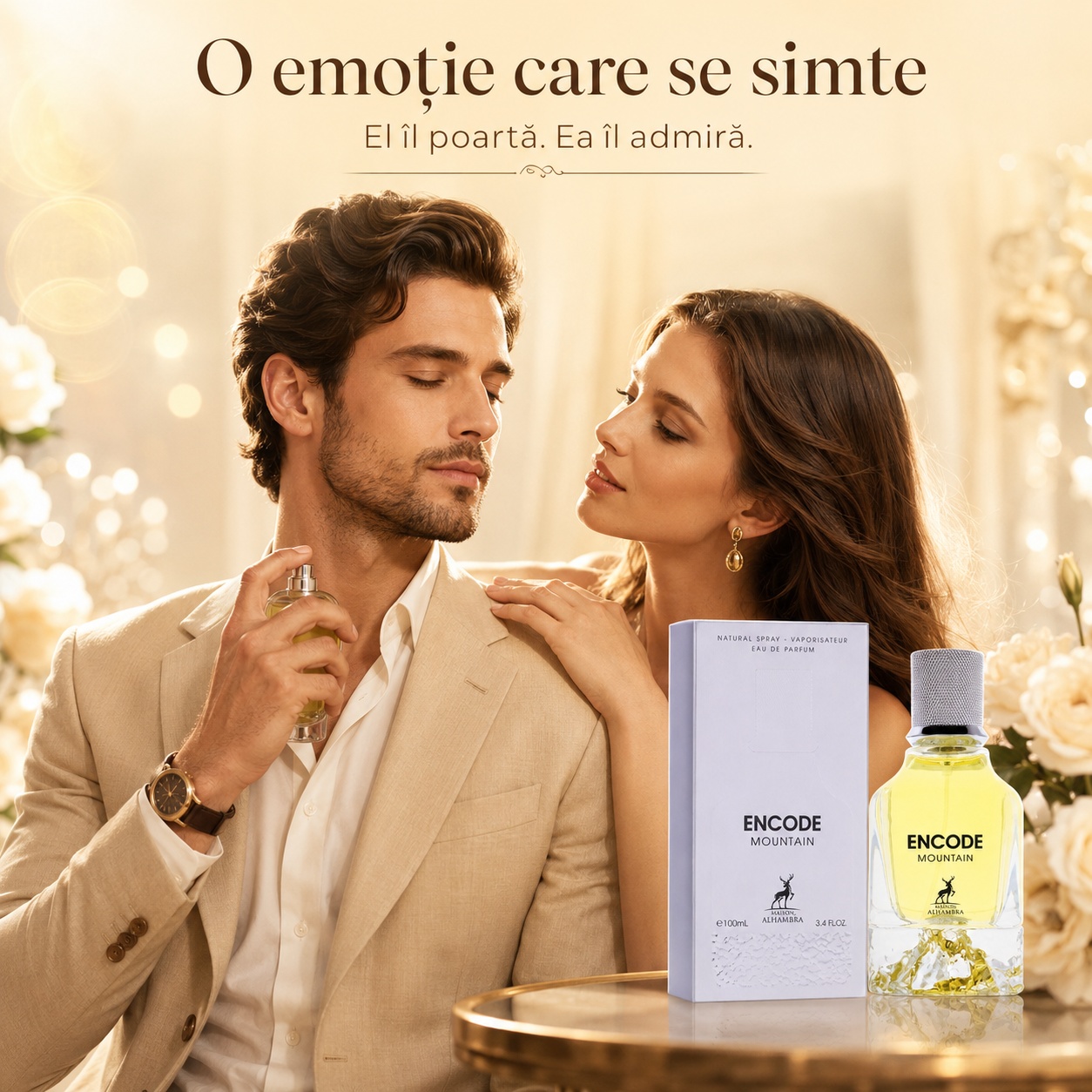 Encode Mountain Maison Alhambra parfum bărbătesc elegant pentru momente romantice și speciale