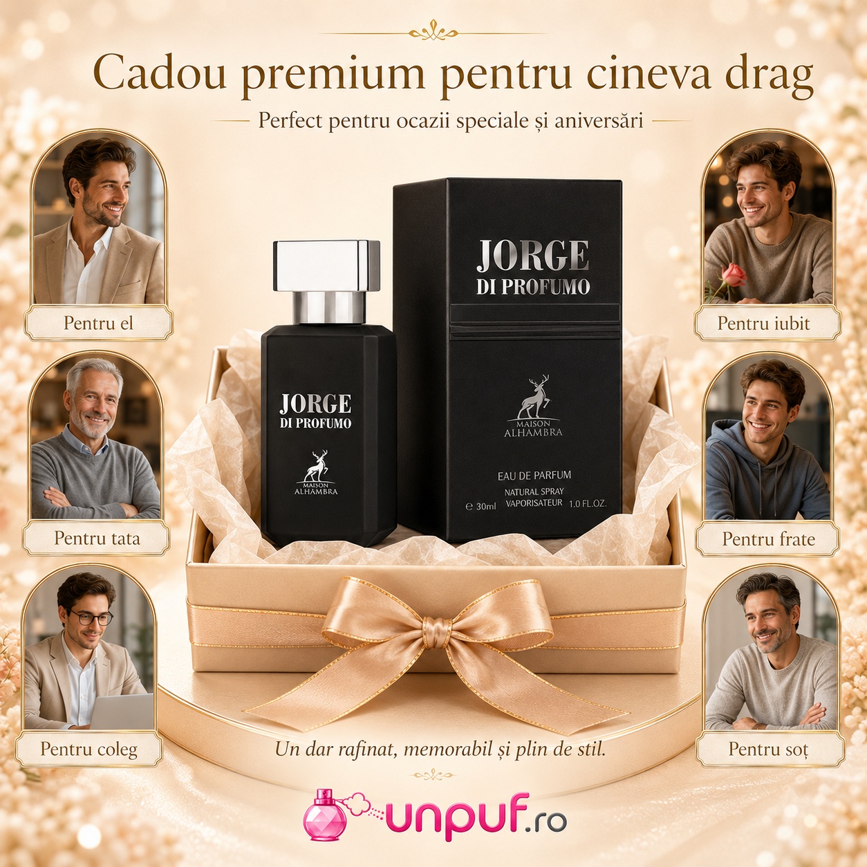 Jorge Di Profumo cadou premium pentru el, iubit, tată, frate, coleg sau soț