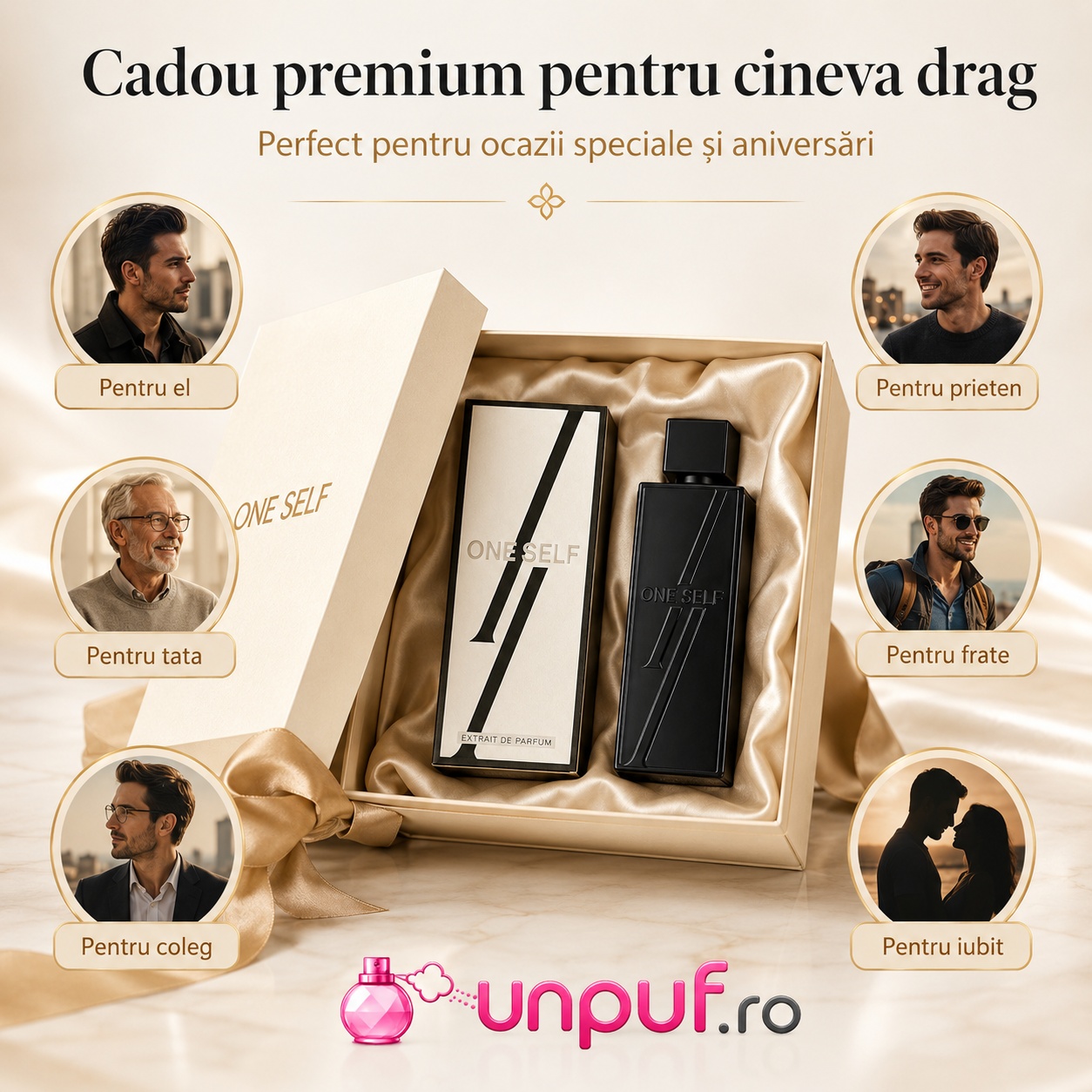One Self Fragrance World cadou premium pentru el, tată, frate, coleg, prieten și iubit