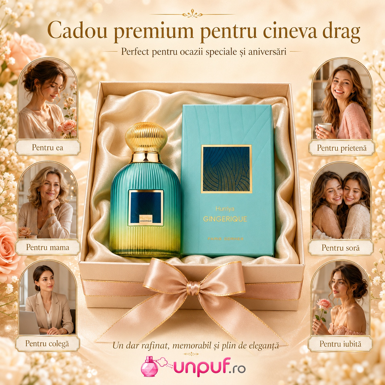 Hurriya Gingerique Paris Corner cadou premium pentru cineva drag