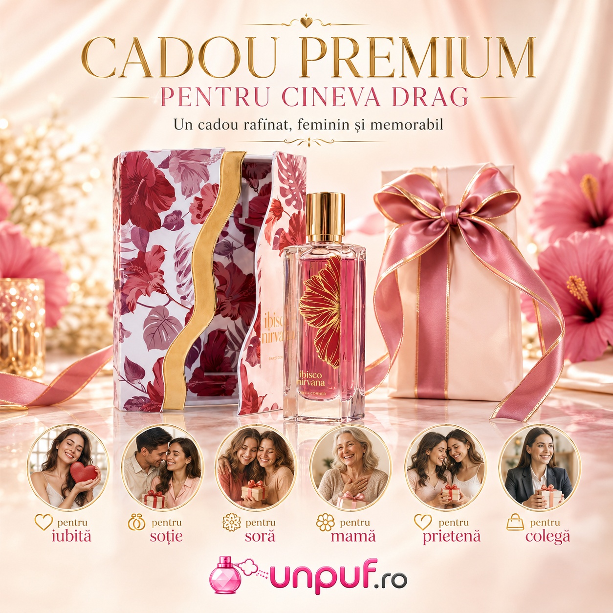 Ibisco Nirvana Paris Corner cadou premium pentru femei și bărbați