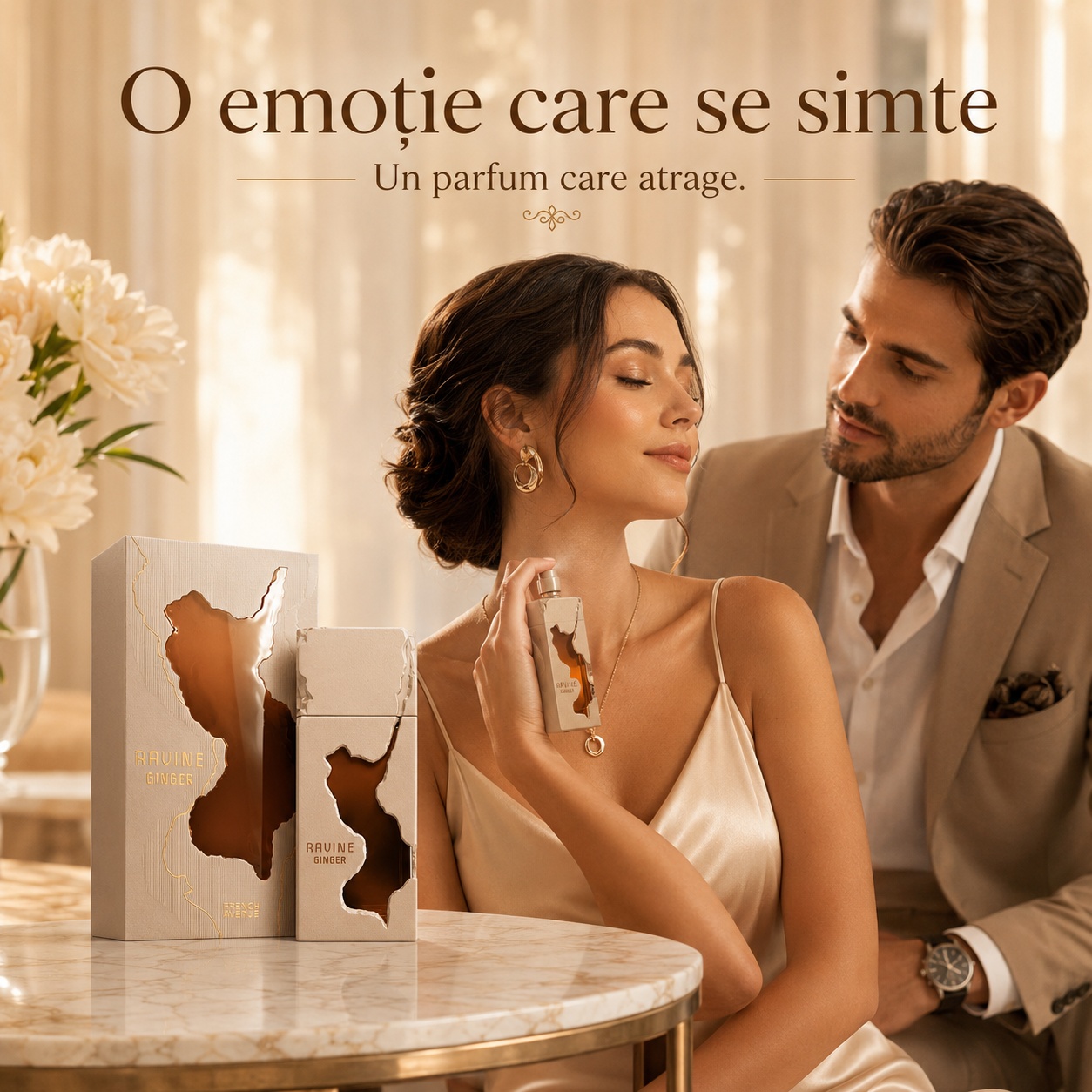 Ravine Ginger French Avenue parfum unisex romantic, elegant și memorabil pentru &icirc;nt&acirc;lniri și momente speciale