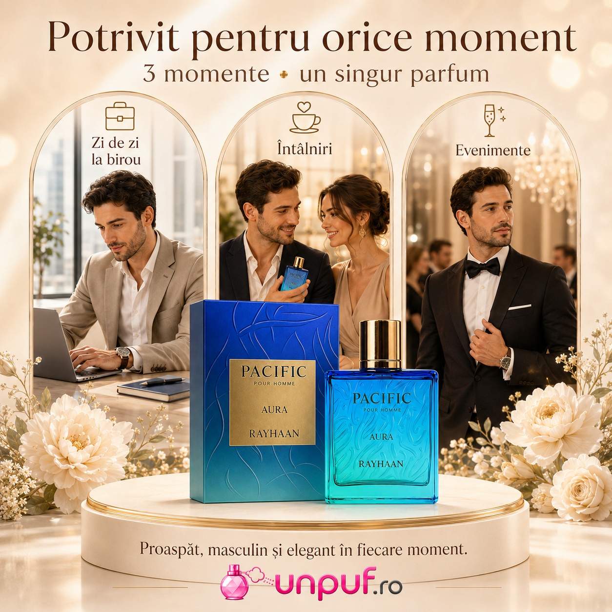 Rayhaan Pacific Aura potrivit pentru zi de zi la birou, întâlniri și evenimente elegante