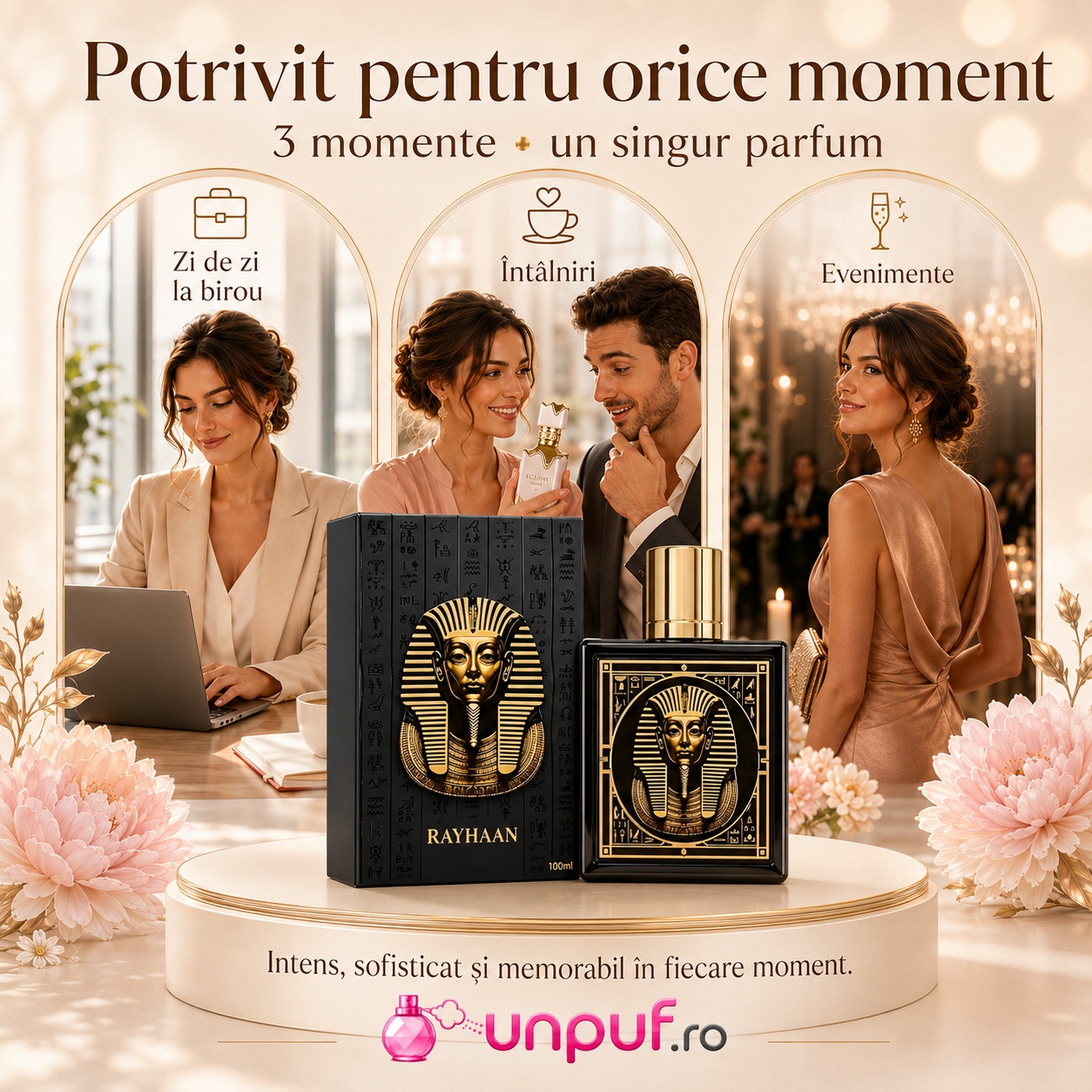 Rayhaan Pharaoh potrivit pentru zi de zi la birou, întâlniri și evenimente speciale