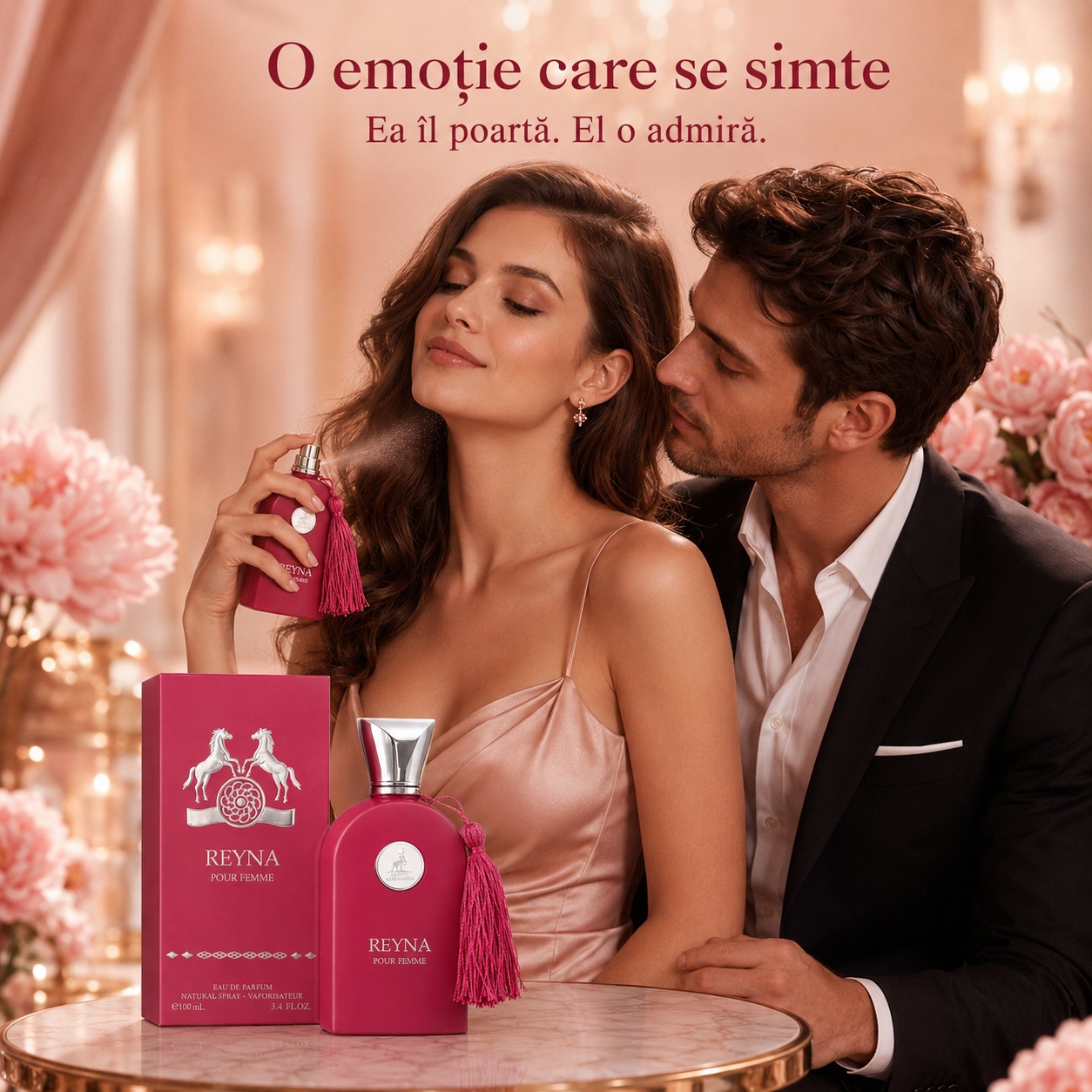 Reyna Pour Femme Maison Alhambra parfum feminin romantic și elegant pentru &icirc;nt&acirc;lniri speciale